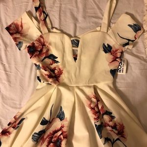 Floral print dress